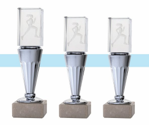 0501 Trofeo CUBO Cristal